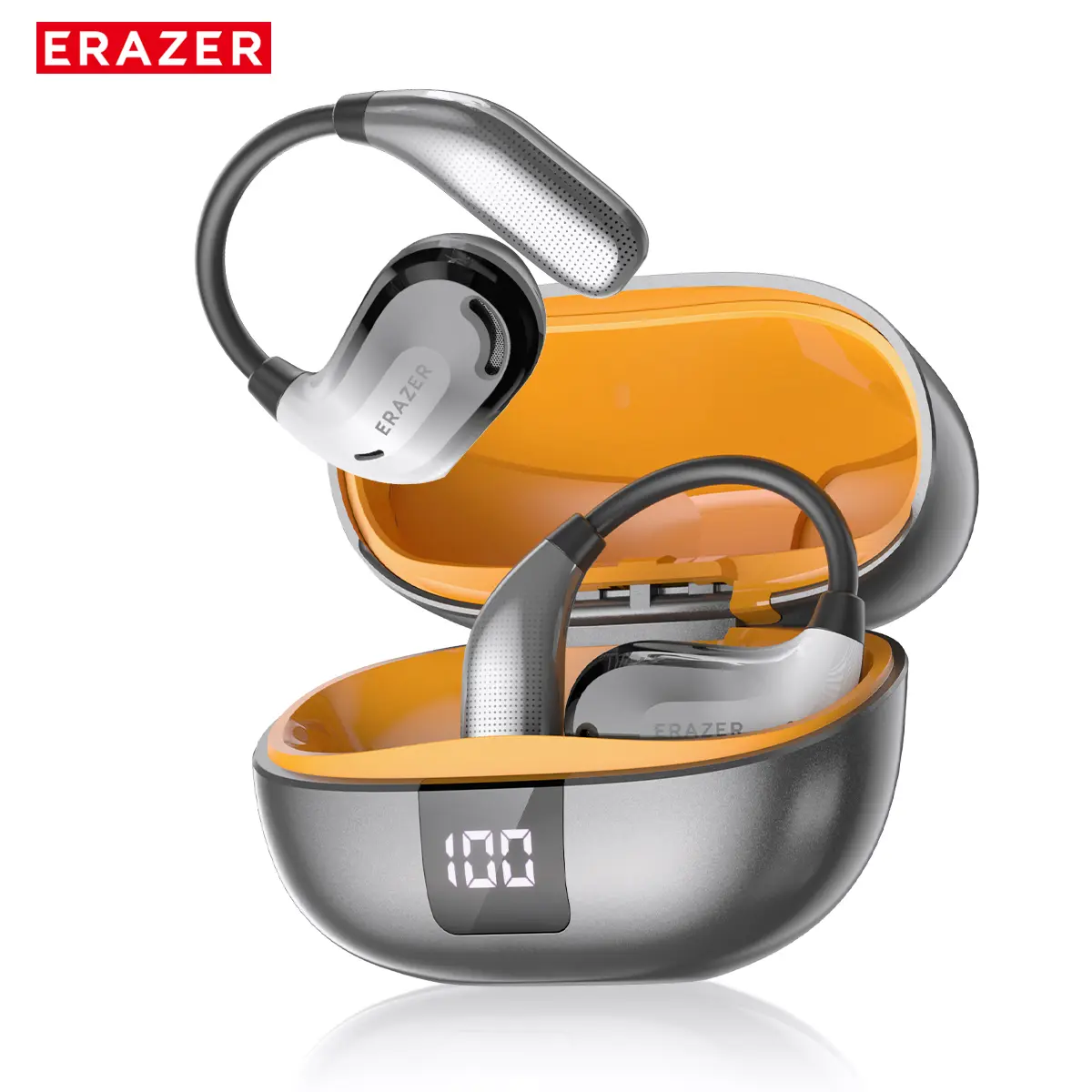 【Jamie.kull Exclusive live stream】ERAZER XT66Pro OWS Wireless Bluetooth Earphones HIFI Sound Quality Light-Weight Headphones Built-in Microphone