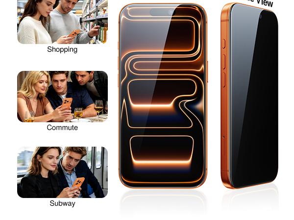 【SmartPull Bubble-Free Box】 SmartDevil (2/3 Pack) Screen Protector for iPhone, Samsung, Google—Optical Clear, Privacy Protection, Blue-Light Filter—9H Tempered Glass, Anti-Fingerprint, Case Friendly