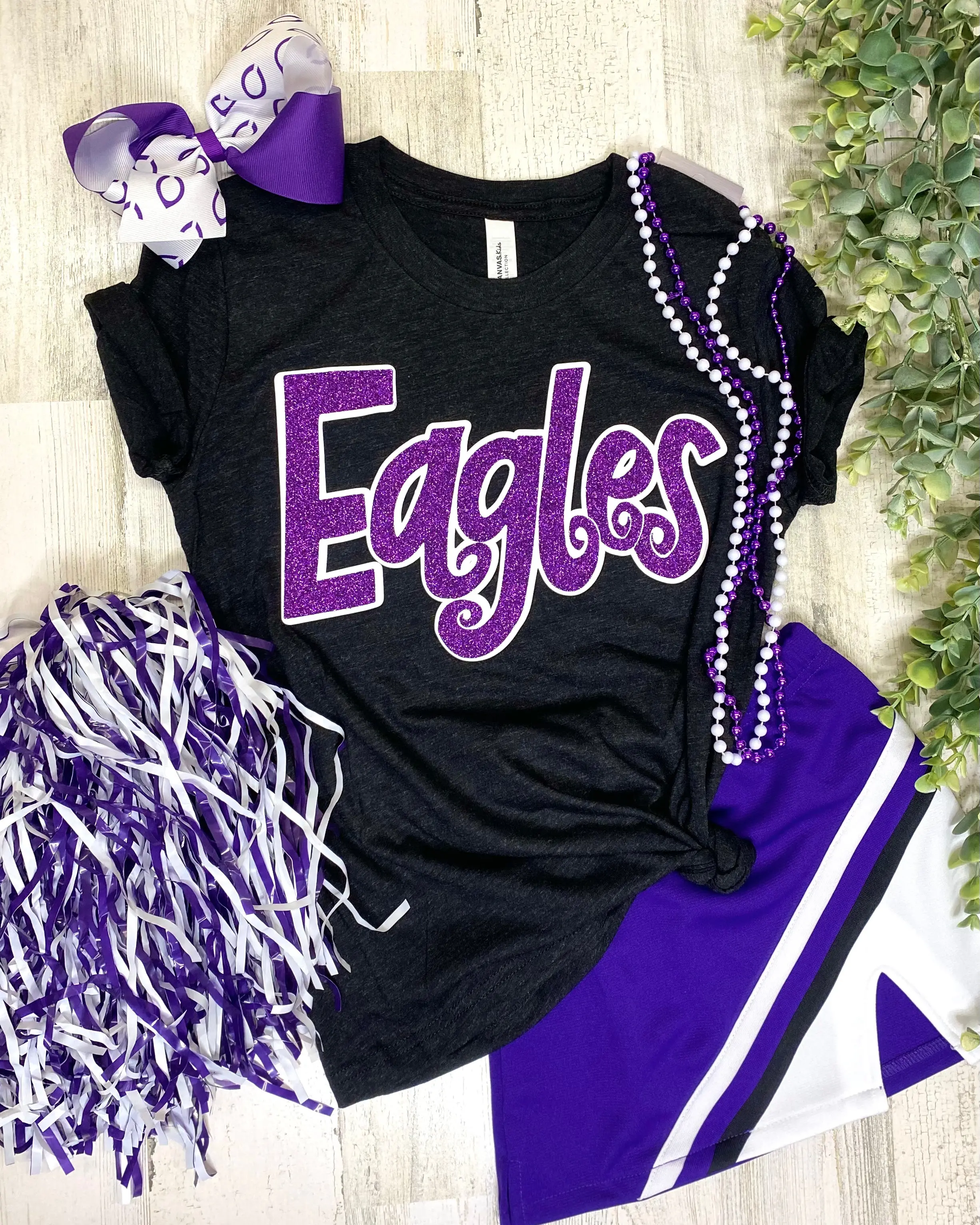 Purple Chasse Sport Cheer Skirt