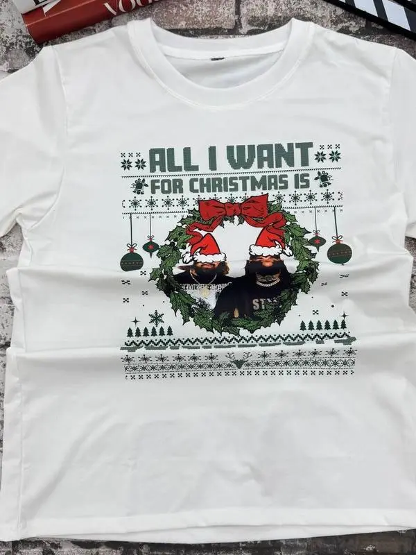 All I Want For Christmas Is SB Shirt, Merry Christmas SB Shirt, Funny SB T-Shirt Sweatshirt Hoodie, SB Tour Shirt, $B Hoodie
