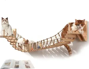 Cat Wall Shelves – Bridge and Perch Set