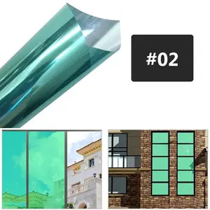 Reflective One Way Privacy Window Film Sun Blocking Blackout UV Protection Window Film