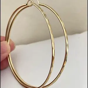 14k Gold Plated Hoop Earrings