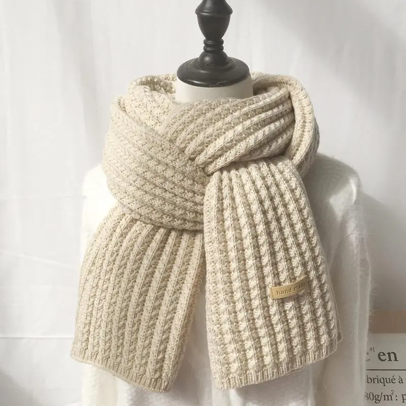 Winter Chunky Knit Scarf for Women Ultra Soft Thick Warm Knitted Scarf Long Knit Scarves for Women's Cold Weather