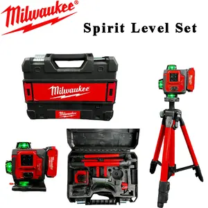Milwaukee Durable Magnetic Spirit Level Set for Construction, Framing, Tile Installation and Home Leveling