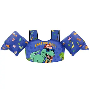 Chriffer Kids Swim Vest Life Jacket for 22-66 Pounds Boys and Girls, Toddler Floaties with Shoulder Harness Arm Wings for 2-6 Years Old Baby