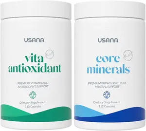 USANA CellSentials Core Minerals & Vita Antioxidant with InCelligence Technology - 112 Tablets - 28 Day Supply - Essential Vitamins & Ultra-Trace Minerals - Supports Total Body Health viramins magnesium Men's Healthcare Fitness