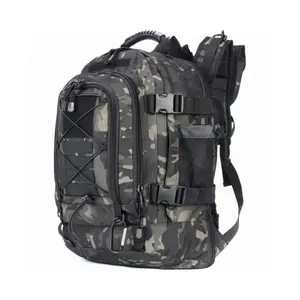 Tactical Backpack Military Army Daypack - Assault Pack for Men Molle Backpacks Bug Out Bag 3 Day Pack for Hiking Camping Travel Hunting Rucksack Trekking Black