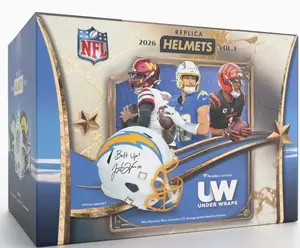 Full Sized Autographed Replica Helmet Fanatics Under Wraps 2026