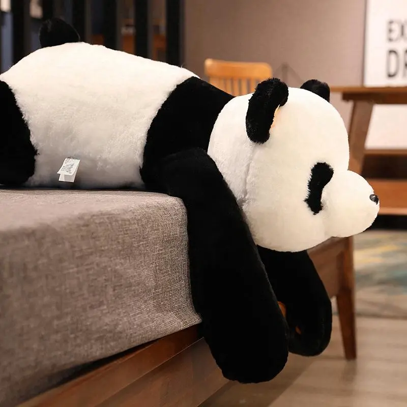 Giant Panda Plushies - 60cm-120cm Soft Fabric Stuffed Animals, Cute Stuffies, Soft Sleep Pillow, Cartoon Animal Pattern, Kids Birthday Christmas Gifts