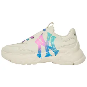 MLB Big Ball Chunky NY Gradient Low-Top Dad Trainer - Unisex Casual Sports Footwear with Breathable, Durable Athletic Design