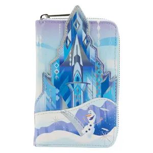 Loungefly Frozen Princess Castle Zip Around Wallet