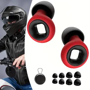 Ear Plugs for Sleeping Noise Cancelling, Hearing Protection Earplugs, 35db for Sleeping, Concerts, Snoring, Motorcycle, Focus Work & Travel - Reusable Silicone EarPlugs with 8 Ear Tips in XS/S/M/L and Case