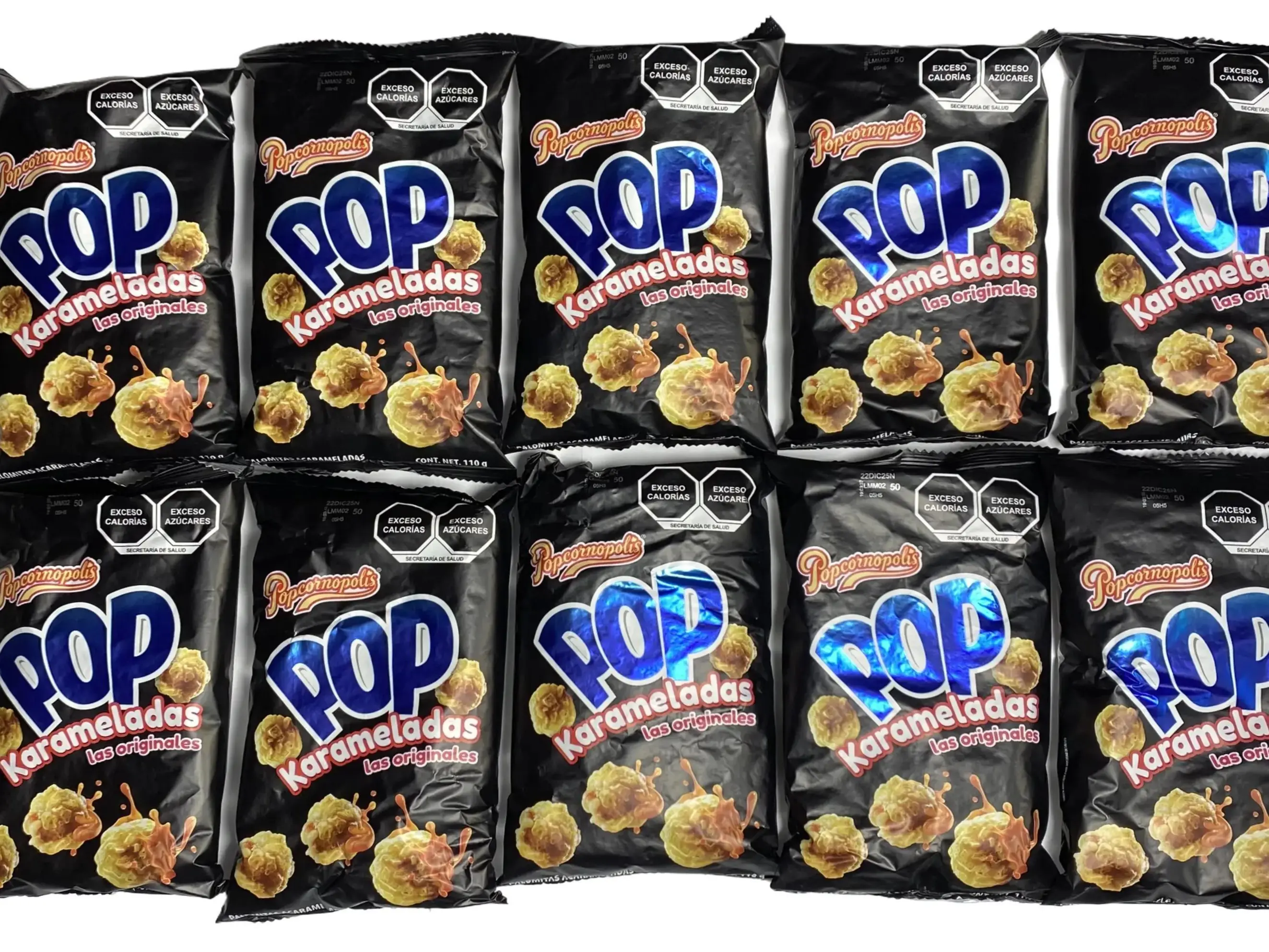 10 - PK Barcel Pop Palomitas Karameladas Las Originales - Mexican Chips - 110 g Per Bag - Sabritas Mexicanas - Papitas Mexicanas - Mexican Chips