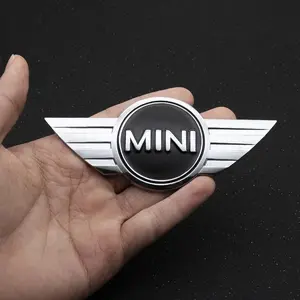 For Mini Cooper One S Countryman Clubman JCW F55 F56 R55 R56 R60 Accessories 1Pcs 3D Metal Car Body Sticker Emblem Badge Decals Vehicle Exterior Decoration Sticker For Cars Car Stickers Car Vehicle Decoration
