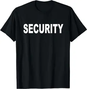 Security Guard - Event Safety - Security Outfit Officer T-Shirt Adult unisex T-shirt