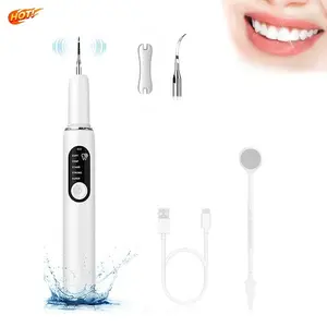 Electric Tooth Scaler, Plaque/Tartar Remover, Electric tooth cleaner，Multi-Mode Adjustable, Rechargeable, Replaceable Brush Heads, Home Oral Care Device, Tartar Remover, Oral Care Kit #SummerVibes