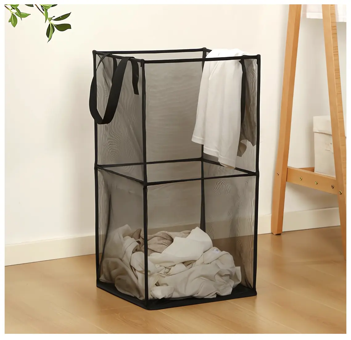 Collapsible Laundry Basket,Pop up Washing Baskets for Laundry,Mesh Dirty Clothes Basket Laundry,Laundry Hamper Basket,Wash Baskets Laundry Bin with Handles,Portable Baby Toys Storage Organizer