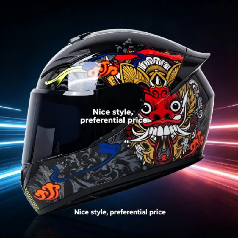 2026 New Four-Season Helmet, Export Version Full Helmet, Neutral Design, Suitable for All Seasons, Ideal for Riding, Motorcycle Helmet, Full Face Helmet, Racing Helmet, Riding Helmets