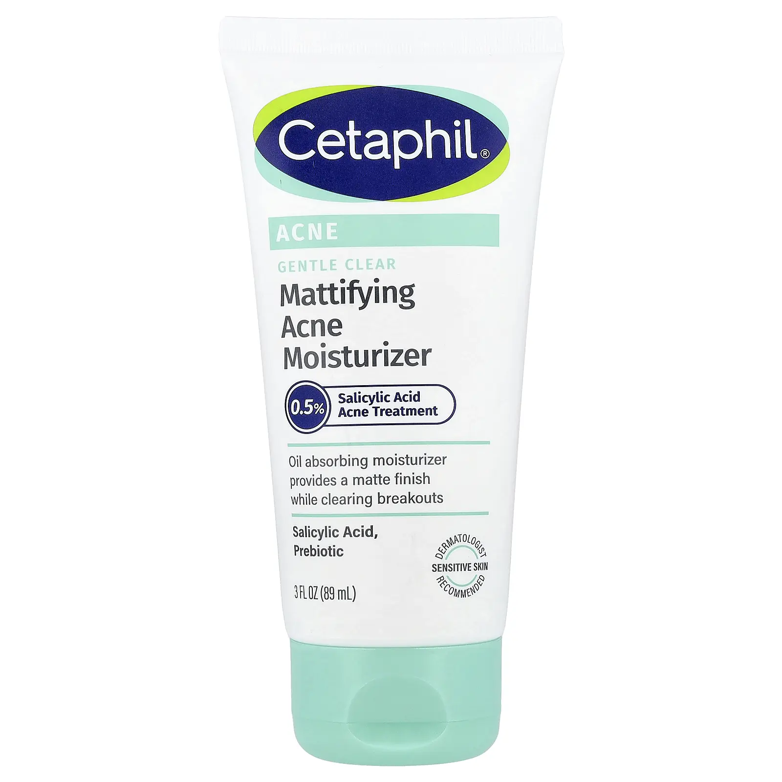 Cetaphil Gentle Clear, Mattifying Acne Moisturizer , 3 fl oz (89 ml) | HSA/FSA Eligible