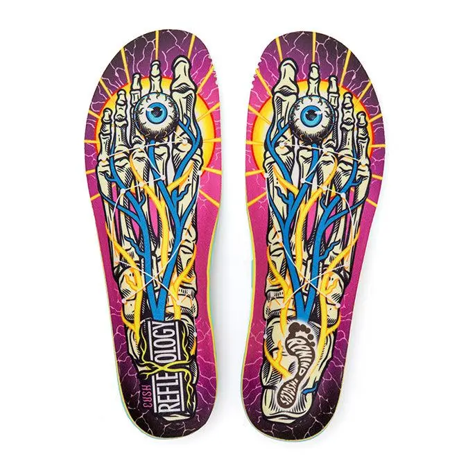 CUSH IMPACT REFLEXOLOGY 5.5MM Mid-High Arch Insoles
