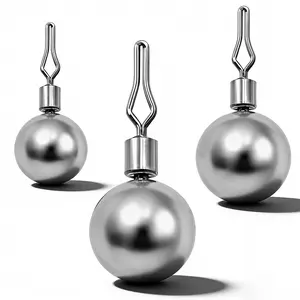 [TUODIAO] Round Drop-Shot Sinker Balanced Weight Stable Descent Anti-Snag Fishing Weight