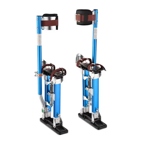 Yescom Drywall Stilts 16" - 24" Adjustable Aluminum Drywall Finisher Painter Tool