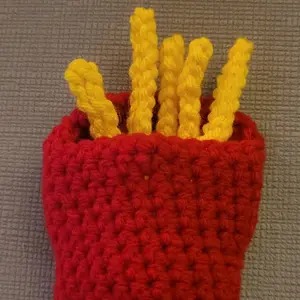 Crochet Cat French Fries