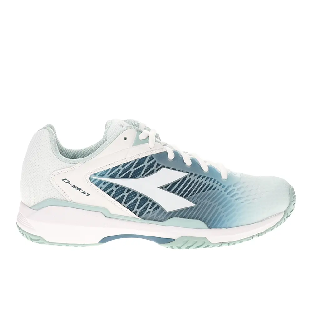diadora Womens Speed Competition 7 Plus Ag Tennis Sneakers Shoes - Blue, White