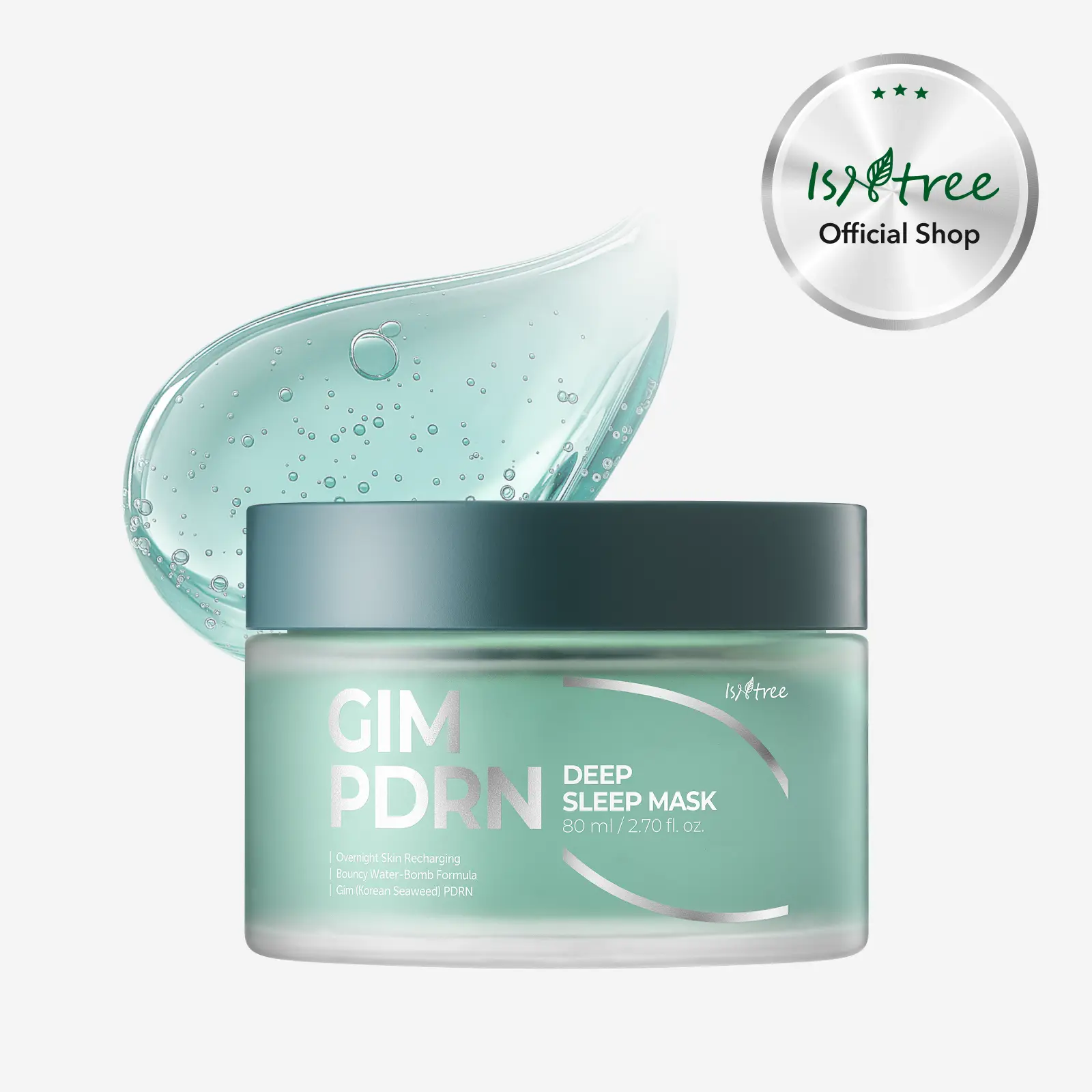 [isntree Official Shop] Gim PDRN Deep Sleep Mask 2.7 fl.oz / 80ml - Overnight sleeping mask for hydration and skin bounce, Seaweed PDRN, Korean Skincare