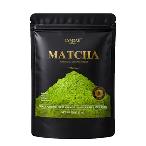 LYMDAE Ceremonial-Grade Matcha Powder—Sugar-Free, First-Harvest Matcha Powder, Finely Ground, Rich Flavor, Ideal for Lattes, Baking, and Everyday Use 2.12 oz