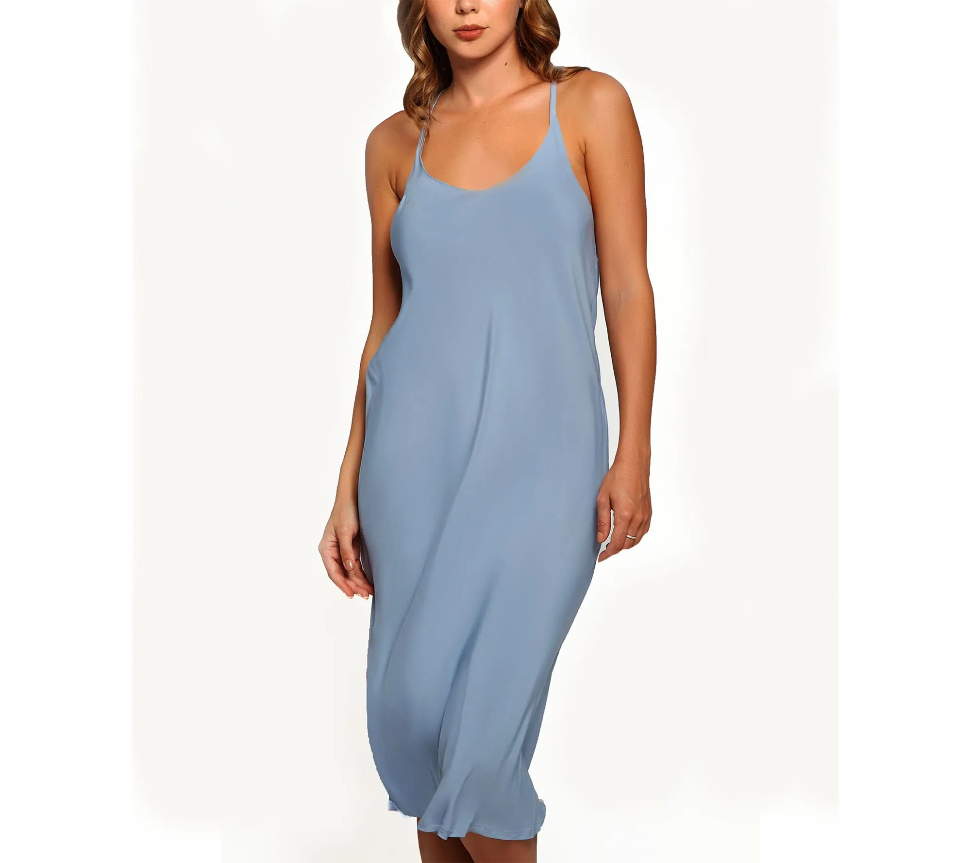 iCollection Soft Long Dress Style Night Gown