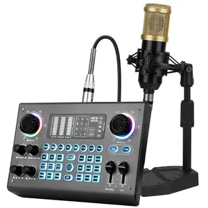 HOSABELY Podcast Equipment Bundle Kit - Multifunctional Adjustable XLR Mic, Live Audio Mixer, Headphones, Recording Studio Gear for Podcasting, Live Streaming | Phone Accessories, Household Electronics