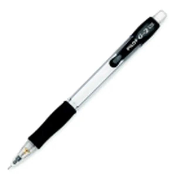 Pilot G-2 Refillable Mechanical Pencil with Pencil Grip, 0.5 mm Tip, Black - Pack of 12, Office Stationery Writing Tool, Pencil Grip Pencils