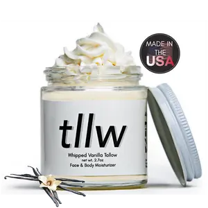 Tllw - Grass-Fed Vanilla Beef Tallow Moisturizer – 4 Clean Ingredients – Made in USA
