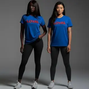 LOYAL 3D Tee | Loyalty T-Shirt - Lightweight Semi-Fitted 100% Ringspun Cotton Tee with Bold 3D Print & Ribbed Collar for Comfort