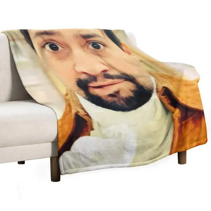 ネ*ル様 LIFE IS WAVY ラグマット Celebrity Print Throw Blanket, Lin Manuel Miranda Design, Luxury