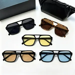 Women's Vintage Candy Color Square Fashion New Sunglasses, Uv400 Protection, Polycarbonate Frame, All Seasons, Party Style summerwins