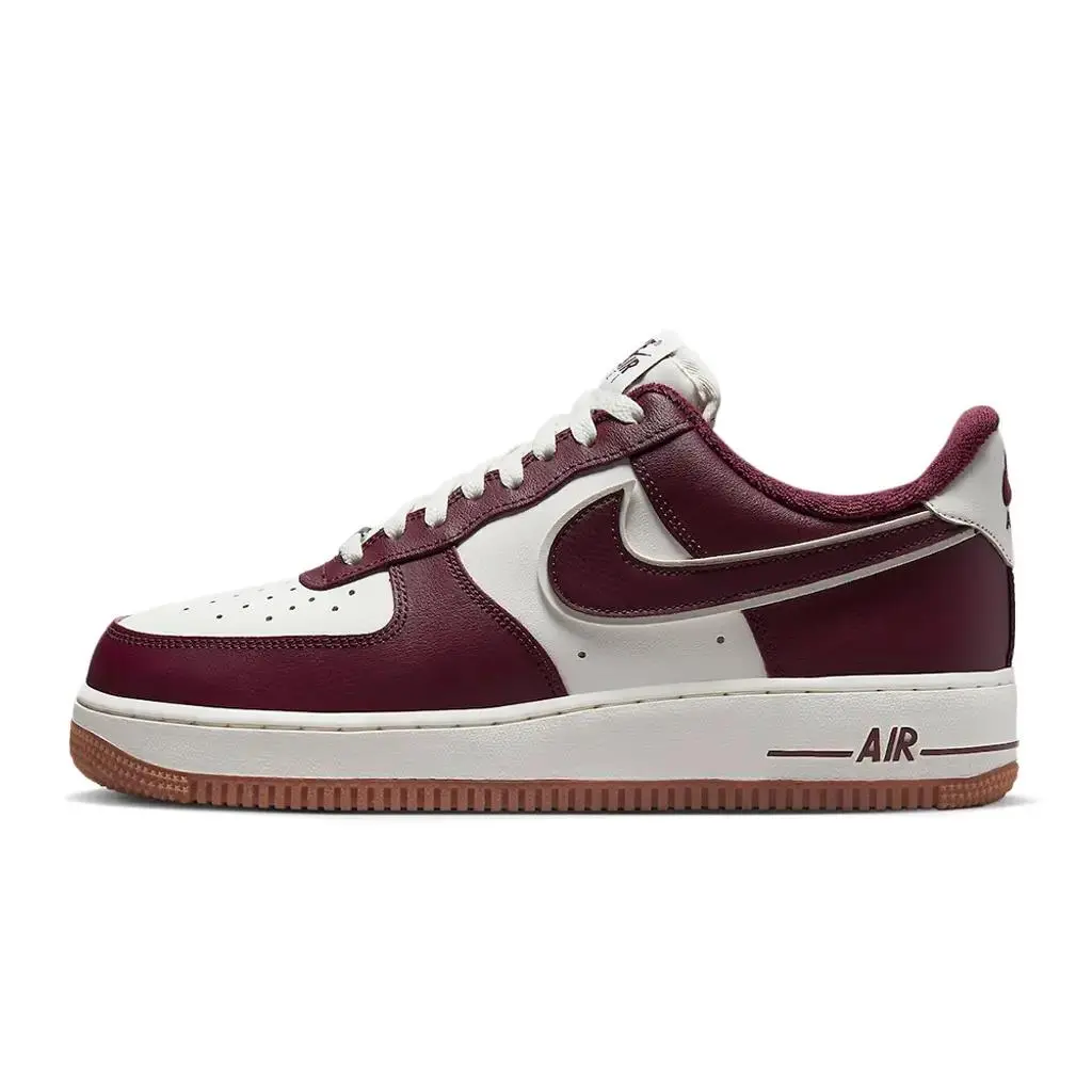 Nike Air Force 1 Low  College Pack Night Maroon Men's DQ7659-102 New Sneakers