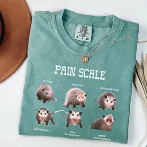 [Sale up to 70%] Nurse Pain Scale Pain Assessment Comfort Colors Shirt, Funny Nurse Tee, Nurse Crewneck, Gift For Nurse, Oversized tee