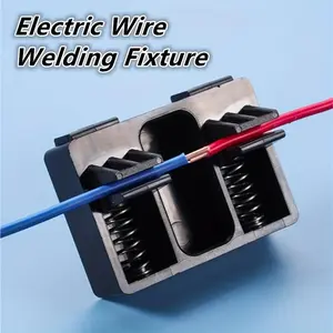Electric Wire Welding Fixture, Welding Electrode Holder, Welding Practice Kit, Heavy Duty, Welding Accessories, Welding Fixture Tool, Helping Hands Soldering, Quick Release Clips for Fixing Wires