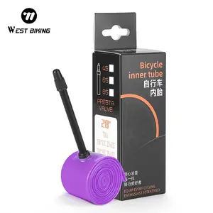 WEST BIKING Lightweight Bicycle TPU Inner Tube 700*23/25/28C Presta Valve Bike Inner Tubes Wear-resistant Cycling Inner T