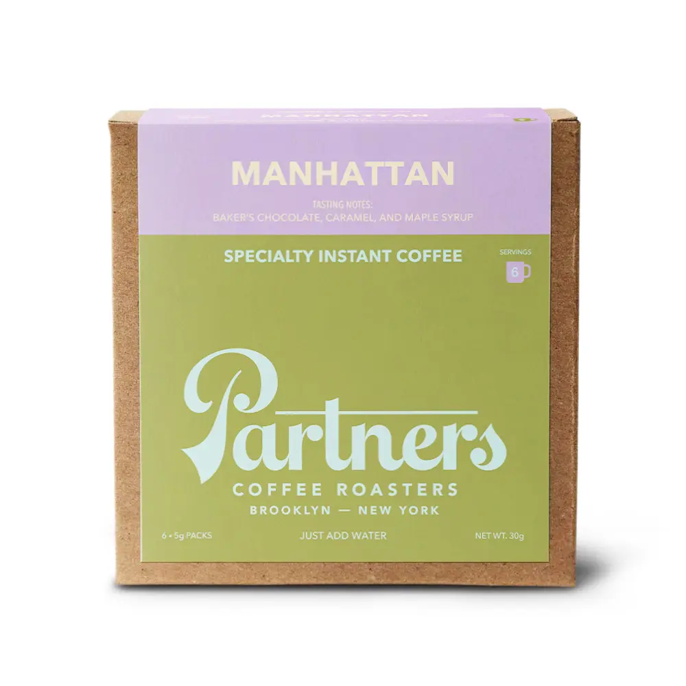 Manhattan Blend, Specialty Instant Coffee, 6 Sachets