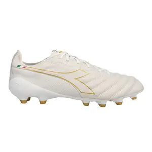 diadora Mens Brasil Elite Tech Italy Lpx Firm Ground Soccer Cleats Firm Ground - White