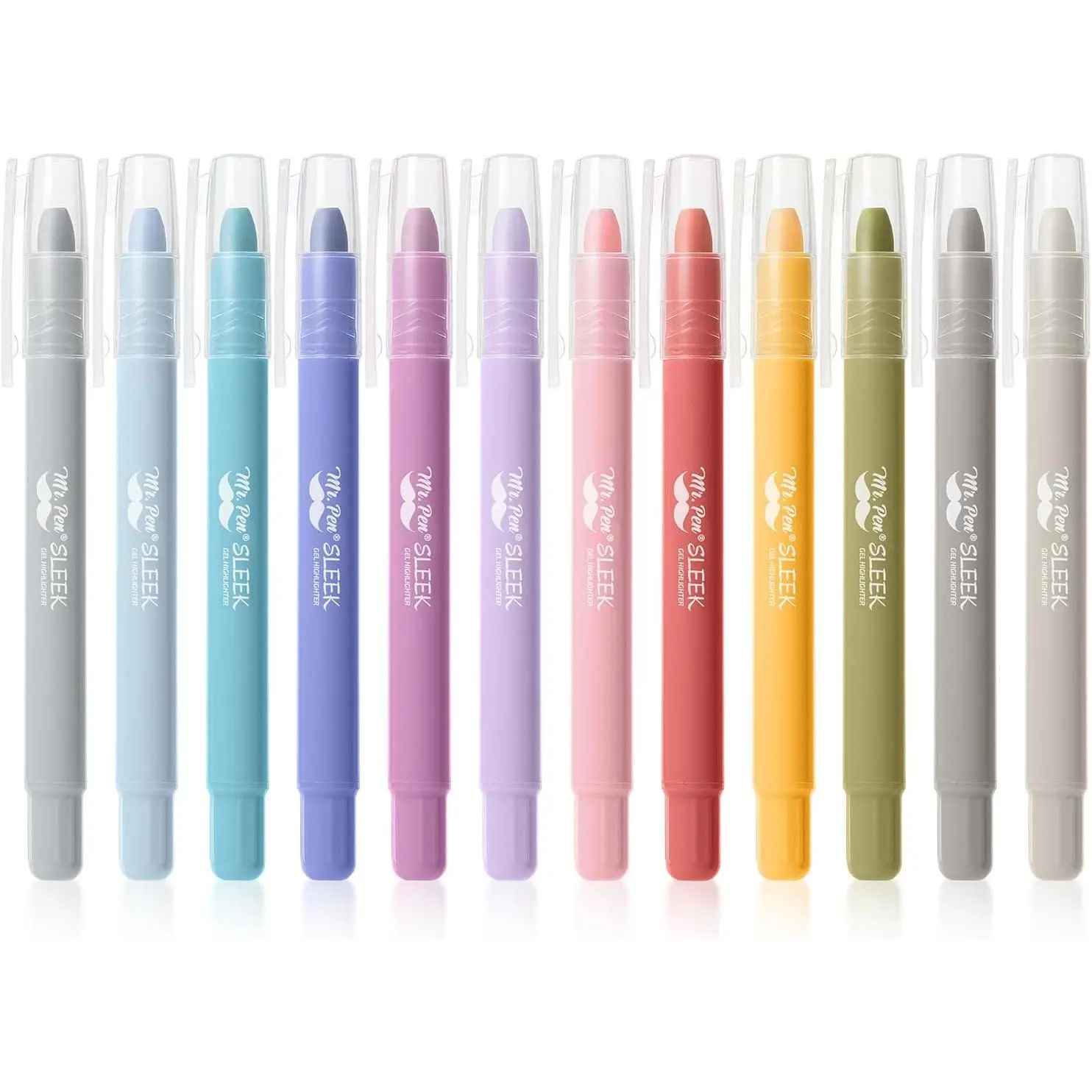 - Gel Highlighters, 12 Pack, Morandi &  Colors,  Highlighters for Bibles That Do Not Bleed