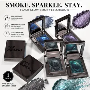 4-Piece Single Eyeshadows - Shimmer, Metallic & Matte Finishes | Highly Pigmented, Blendable & Waterproof with No Fallout | Creamy Formula for Everyday, Fall Festivals, Halloween Parties & Stage | Beginner-Friendly!