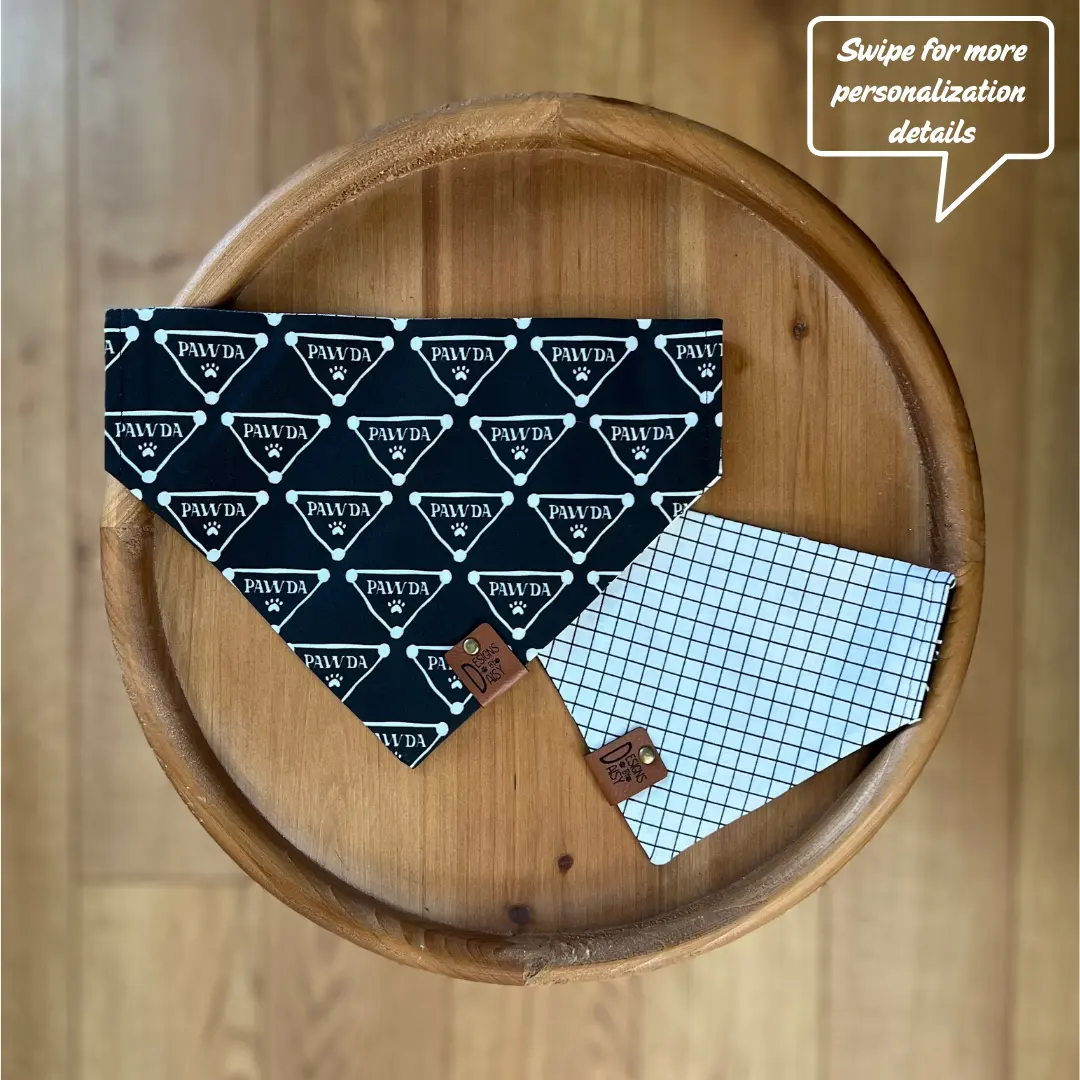 Pawda / LAST CHANCE / Reversible / Over-the-Collar / Pet Bandana