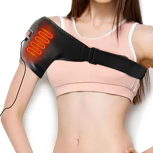 Heated Shoulder Wrap, Shoulder Heating Pads Massager for Men Women, Electric Massage Heated Shoulder Braces with 3 Heating Setting, Left Right Shoulder Massage
