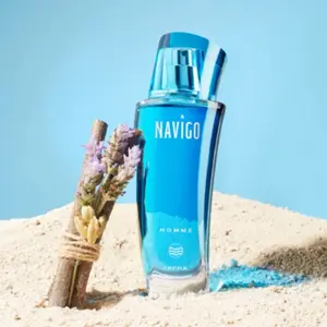 Jafra Navigo Homme Para Caballero 3.3 oz - Eau de Toilette con Notas de Bergamota,  Cedro y Violeta Floral Floral