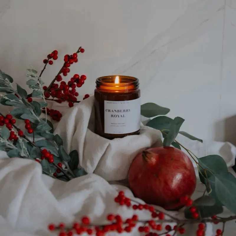 Cranberry Royal Soy Candle